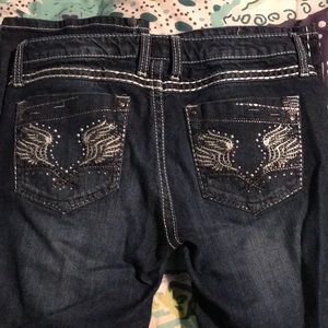 Rock by Wrangler low rise jeans, 3/4